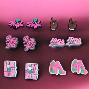 AKA Sorority Croc Charms